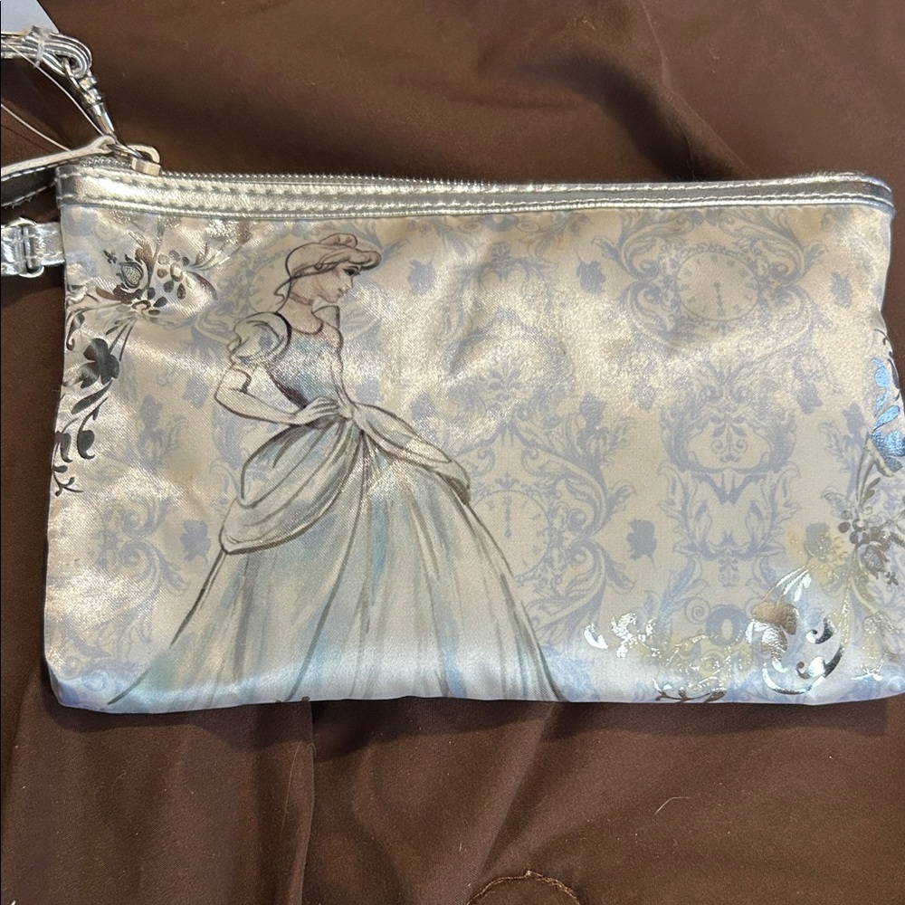 Disney Silver Clutch with Princess Design